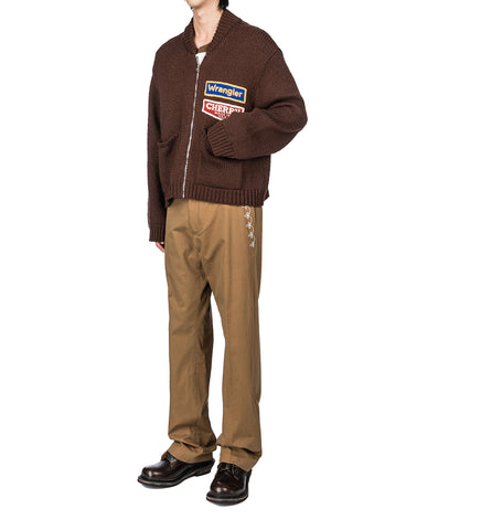 TWILL CHARRO PANTS NUTMEG