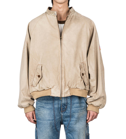 SUN FADED CHAMPIONSHIP JACKET TAN