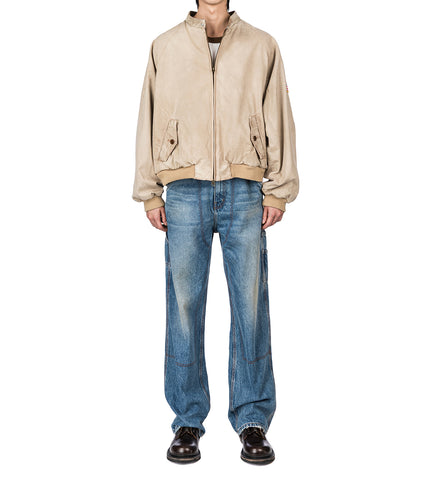 SUN FADED CHAMPIONSHIP JACKET TAN
