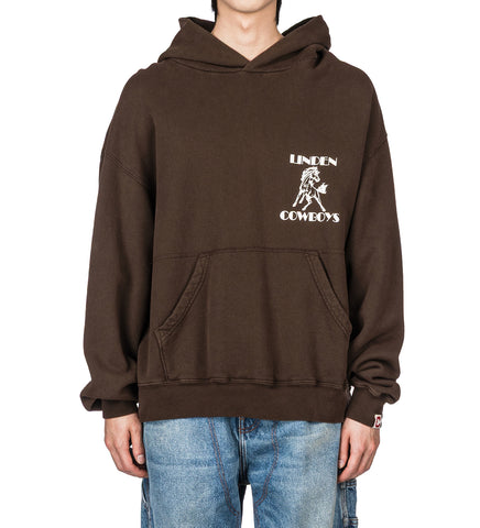 COWBOYS PULLOVER HOODIE CHOCOLATE