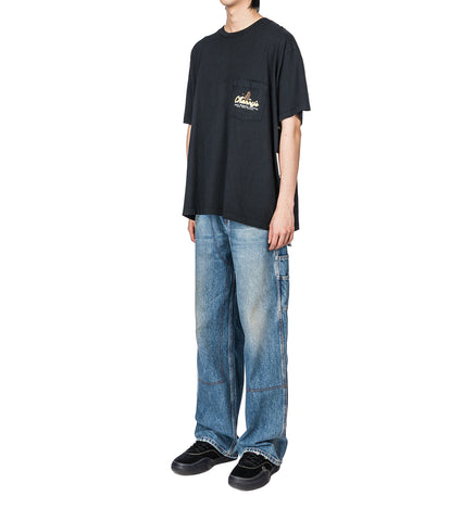 OUTFITTER BOXY POCKET T-SHIRT VINTAGE BLACK