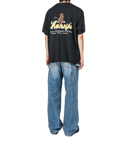 OUTFITTER BOXY POCKET T-SHIRT VINTAGE BLACK