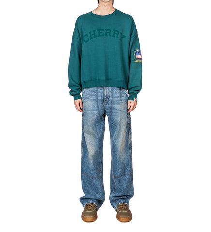 AMERICA'S FAVORITE CREWNECK TEAL