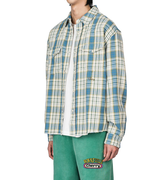 PLAID WESTERN SHIRT MULTICOLOR