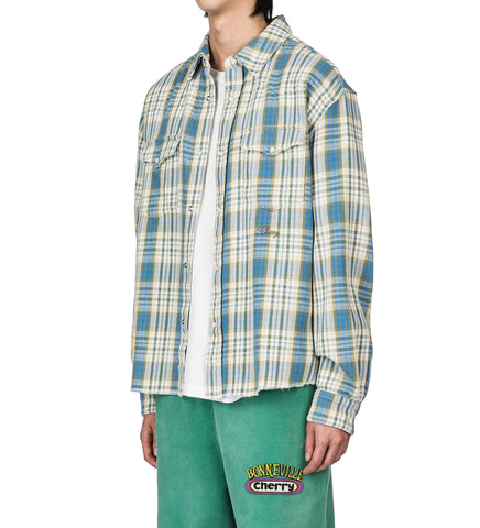 PLAID WESTERN SHIRT MULTICOLOR