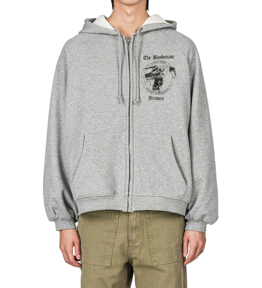 BRUISERS THERMAL LINED ZIP GREY