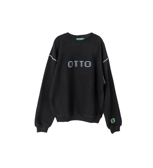 ELECTR-O LOGO CREWNECK BLACK
