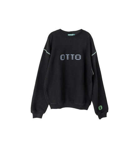 ELECTR-O LOGO CREWNECK BLACK