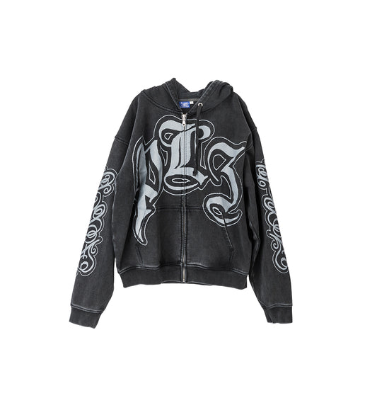 PLZ HOODIE BLACK