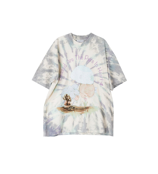 PRECIOUS MOMENTS BLESSED ARE THE PURE IN HEART SS TEE TIE DYE