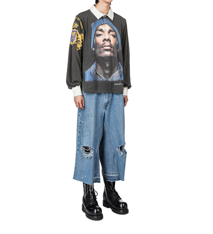 DENIM NBHD SHORTS LIGHT WASH BLUE