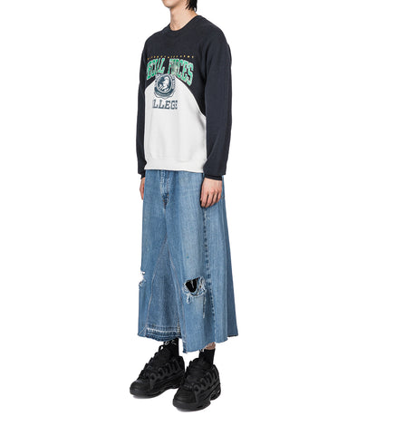 DENIM NBHD SHORTS LIGHT WASH BLUE