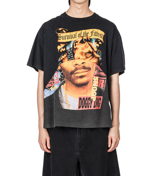 WAVE TEE COMBINED GRAPHIC BLACK X-LARGE #1