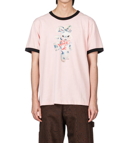 BUNNY RINGER TEE SHIRT PINK