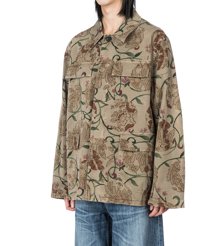 UNIFORM JACKET SPOTTING ROSE SEVENTIES SATEEN