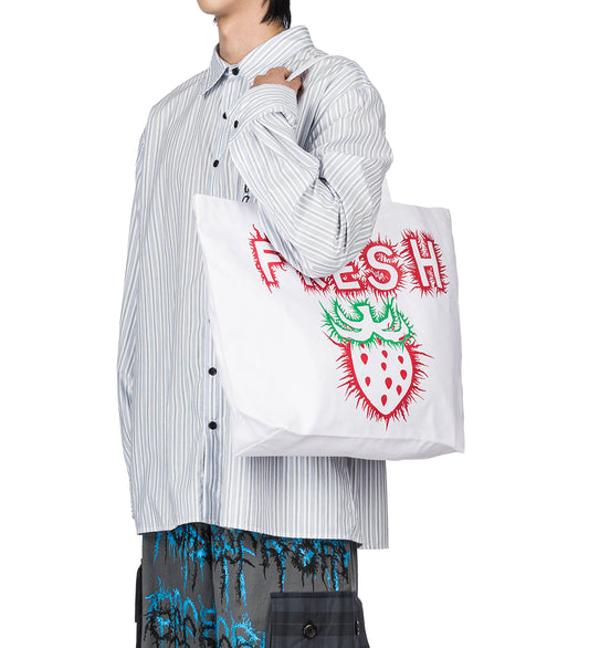 CYBER FRESH TOTE BAG WHITE