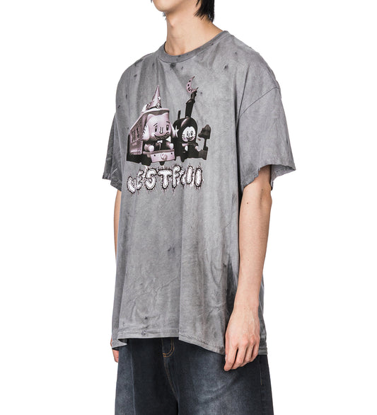 TRAIN T-SHIRT CHARCOAL
