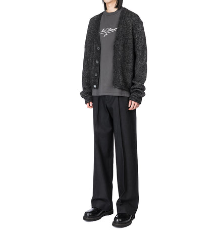 ACADEMY CARDIGAN PEPE NERO AIRY ALPACA