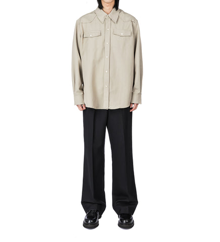 FRONTIER SHIRT LUCID PISTACHIO RURAL WOOL