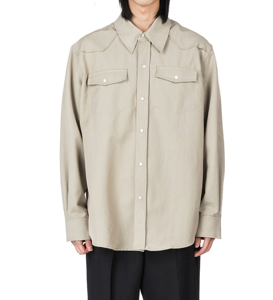 FRONTIER SHIRT LUCID PISTACHIO RURAL WOOL