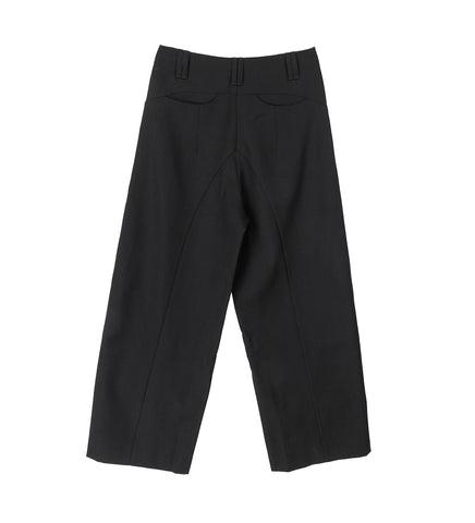 KEVIN SLIT TROUSERS EUPHORIC BLACK