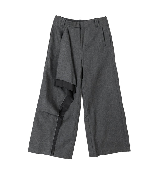 WOLVES DRAPE TROUSERS ASH GREY