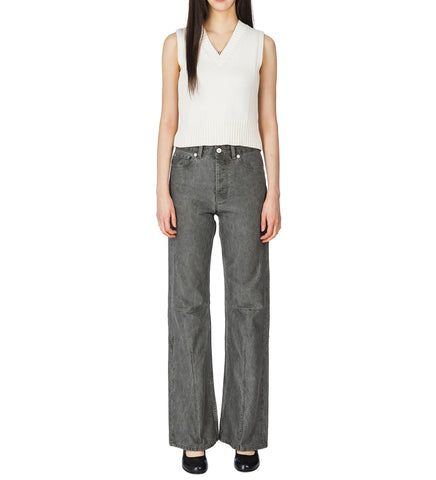 MICHIGAN TANK NATURAL TOUSLED COTTON