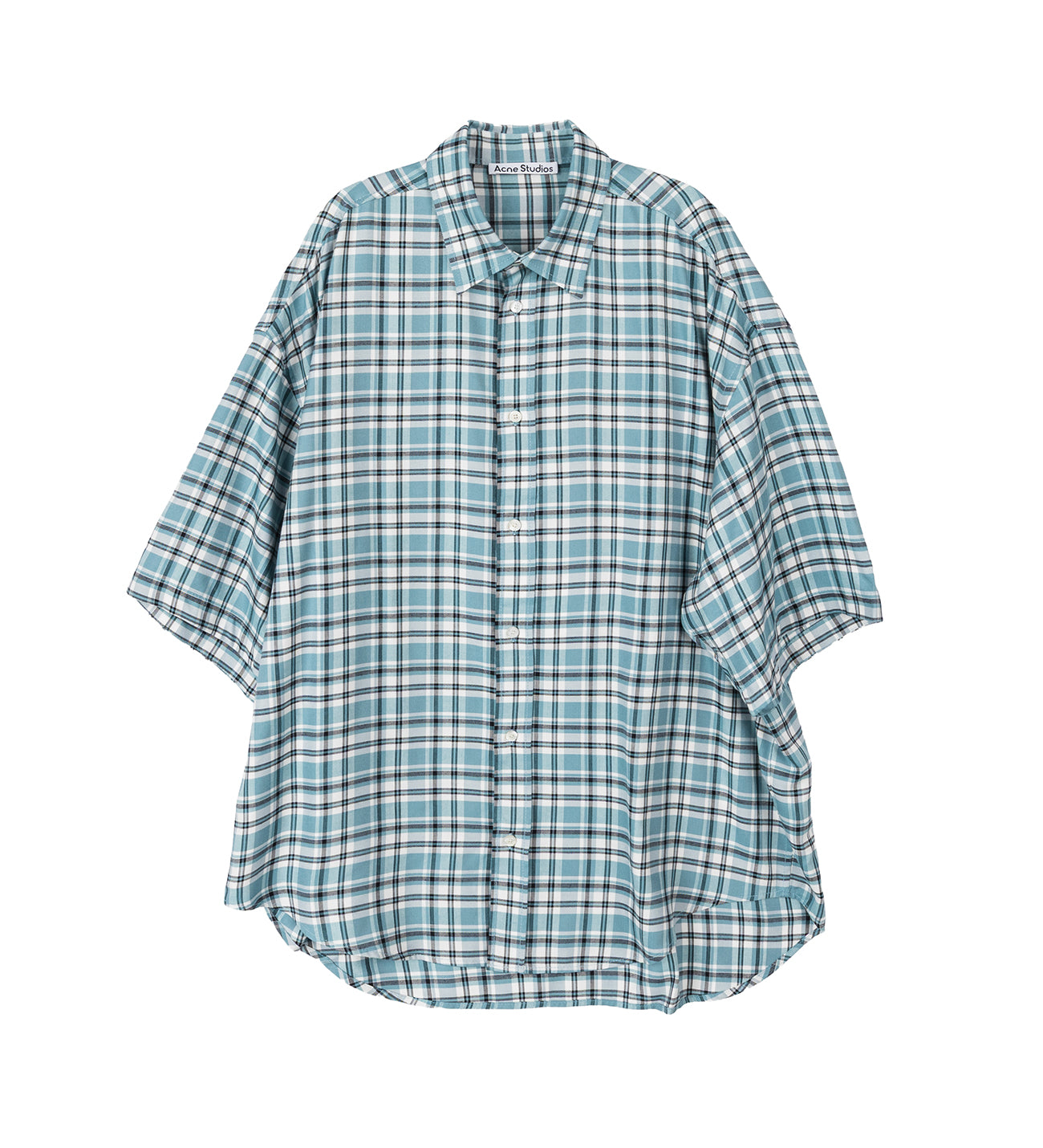 Shop Setar Color SETAR SS FLUID CHECK FLANNEL MIDSUMMER TURQUOISE/BLUE/WHITE – ADDICTED