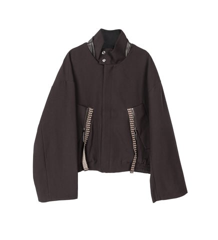 MEDINA HARRINGTON JACKET STAGNANT BROWN