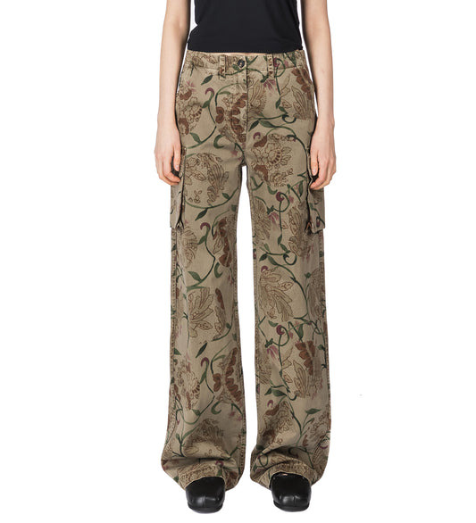 PEAK CARGO SPOTTING ROSE SEVENTIES SATEEN