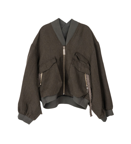 KIRK FLIGHT JACKET OLIVE GREEN