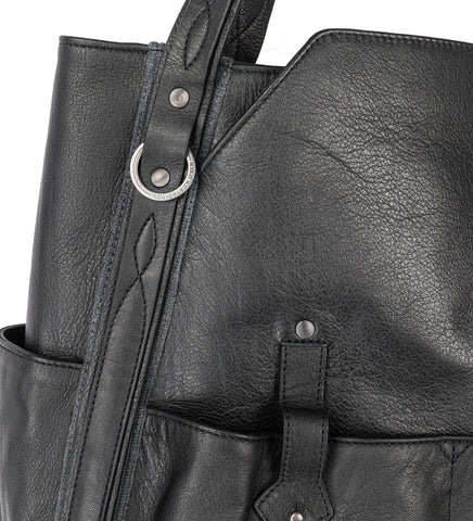 INEX TOTE BAG BLACK OBSIDIAN