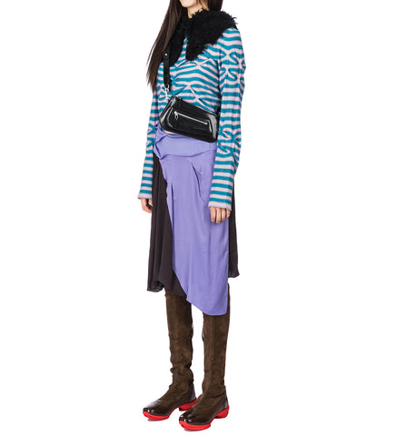 CARLA KNITTED HEADDRESS JET BLACK
