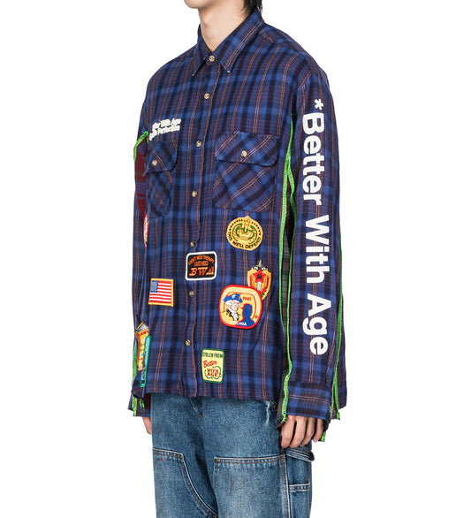 GENTLEMEN'S 3 PANEL FLANNEL LARGE