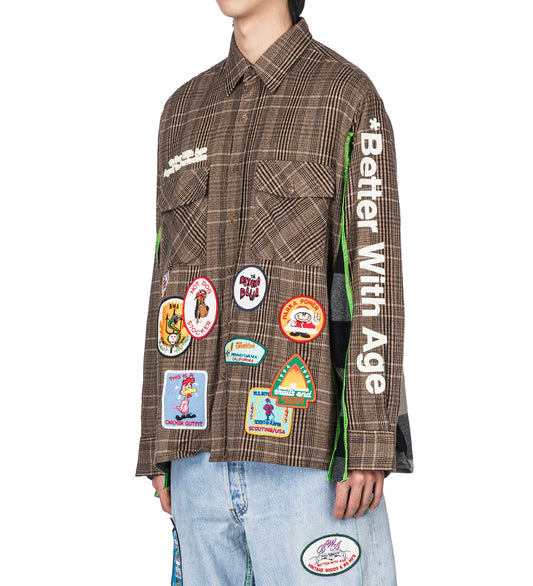 GENTLEMEN'S 3 PANEL FLANNEL X-LARGE
