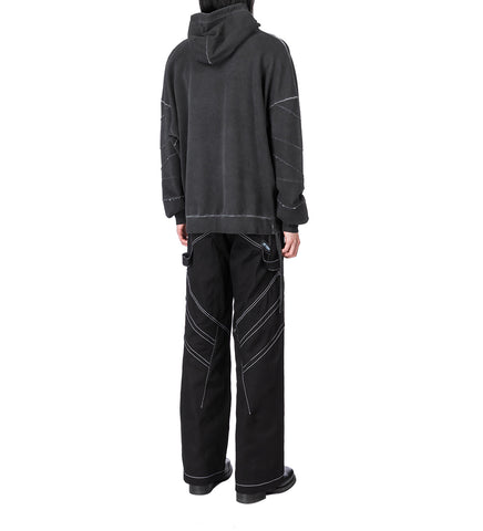 HOODIE WASHED GREY