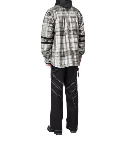 EMBROIDERED SHIRT SILVER
