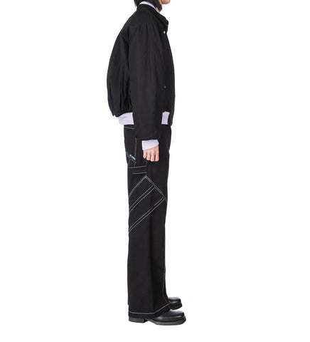 PADDED JUKEBOX BOMBER BLACK
