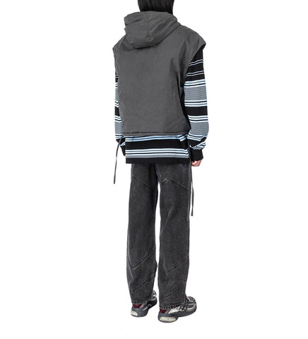 WASHED RAVE JEANS PURPLE SPRAY