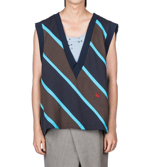 TAYLOR GOLFER SPORT VEST SHADOW MOCHA