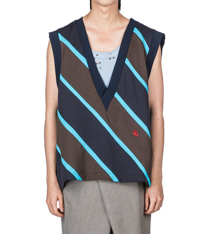TAYLOR GOLFER SPORT VEST SHADOW MOCHA