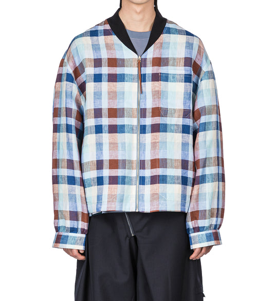 N-CREW FLGHT SHIRT JACKET GRAND PLAID