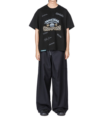 TOBI OVERSIZED CHAMPION TEE EUPHORIC BLACK