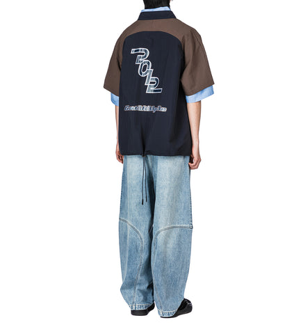LUCIEN SS PULLOVER DEPTH BLUE