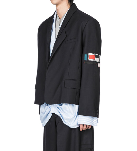 DEAN DRAFT BLAZER EUPHORIC BLACK