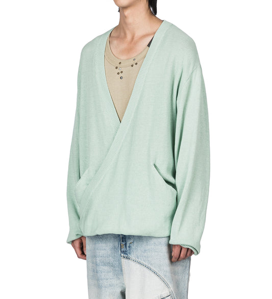 TWIST SWEATER JADE GREEN