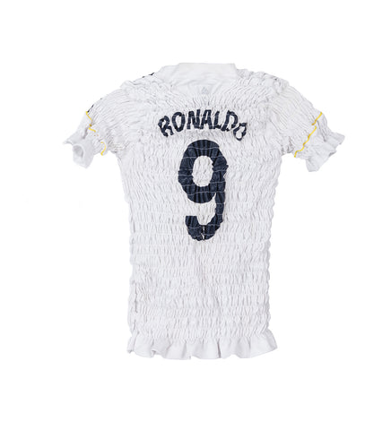 SHIRRED FOOTBALL JERSEY MULTI SMALL #1