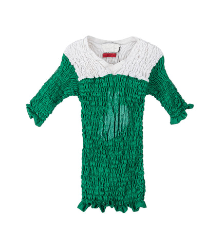 RECONSTITUTED SHIRRED US FOOTBALL JERSEY MULTI SMALL #2