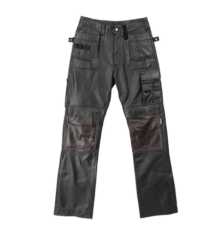 WORKER PANTS BLACK/BROWN