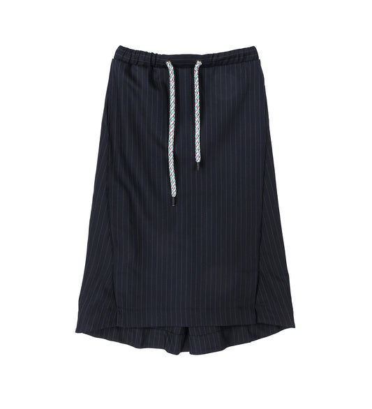 PLATH SKIRT NAVY/CHALK WHITE